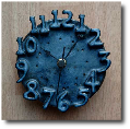 Stoneware clock